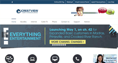 Desktop Screenshot of crestviewcable.net